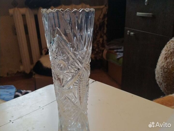 Ваза подарочная хрустальная