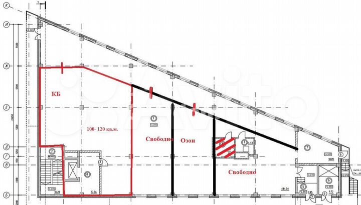 50-350 кв.м под Торговое/Общепит