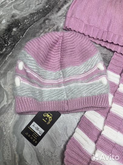 Комплект шапка и шарф