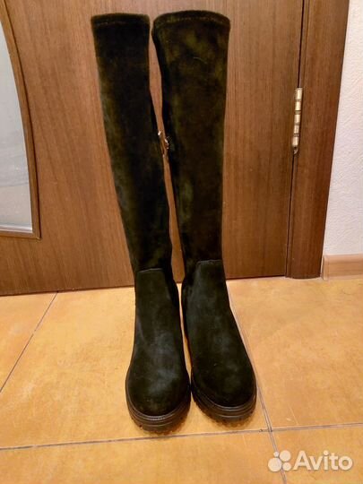 Сапоги черные