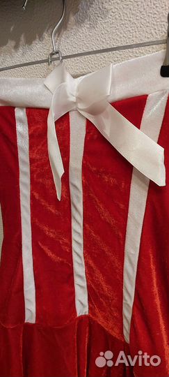 Костюм снегурочки новогодний карнавальный санта