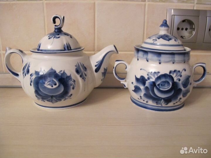 Сервиз чайный Гжель новый
