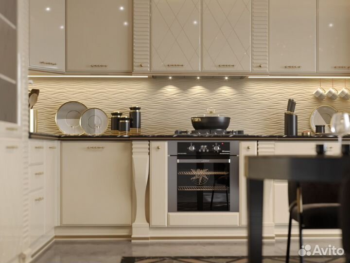 Кухня в Арт-Деко