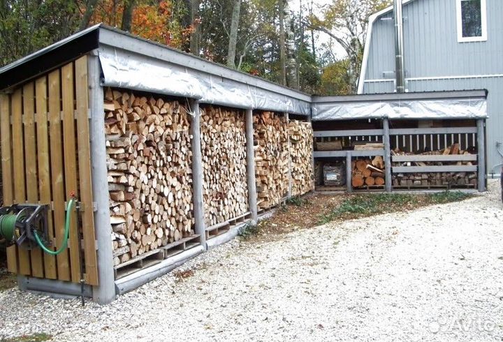 Дрова подсушенные