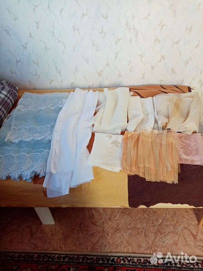 Тюль, органза-остатки