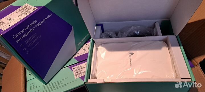 Новый. Оптический терминал Ростелеком, роутер