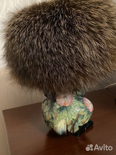 Шапка песец фабричная