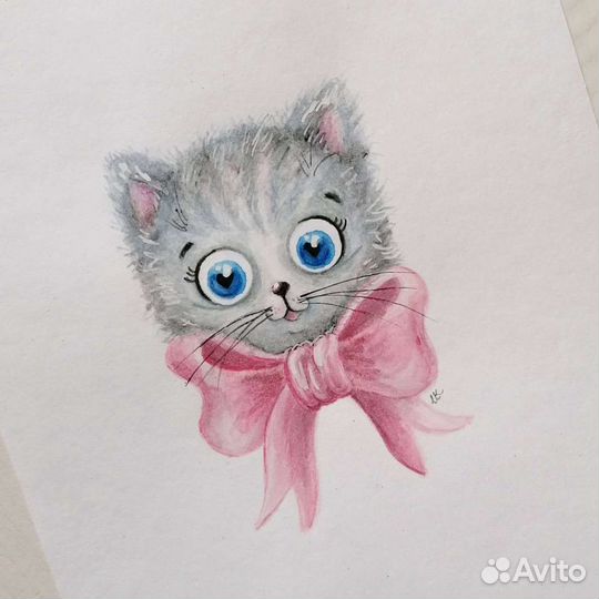 Рисунок акварель
