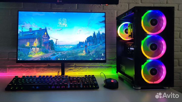 Пк игровой i7/gtx1660super/ssd m2 512гб/16гб озу