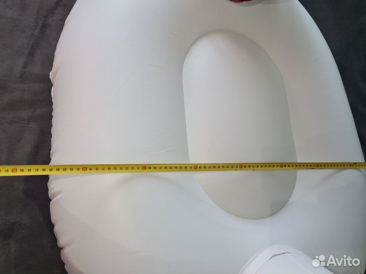 Большой надувной матрас плот Единорог 200х100х90см