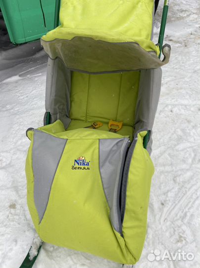 Детские санки коляска