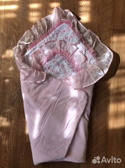 Конверт на выписку для девочки весна осень