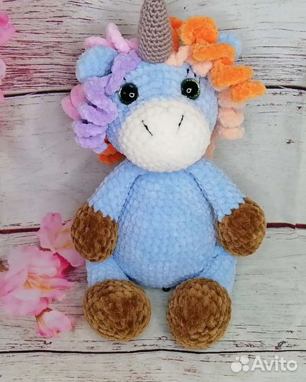 Единорожка мягкая игрушка