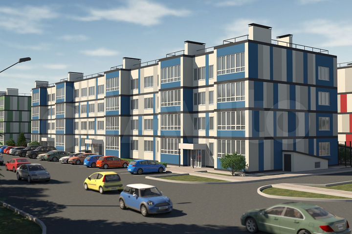 1-к. квартира, 43,5 м², 2/4 эт.