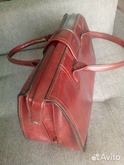 Кожаный чемодан СССР