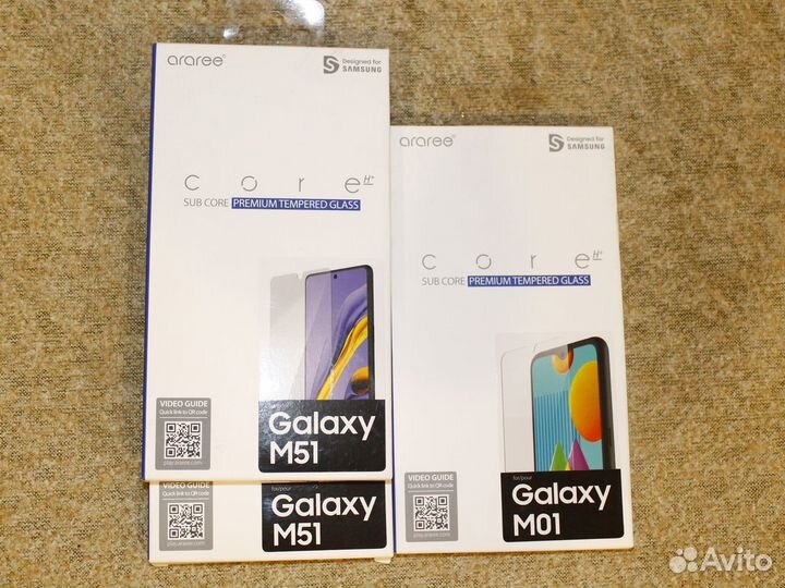 Защитные чехлы и стекла Samsung Galaxy разные