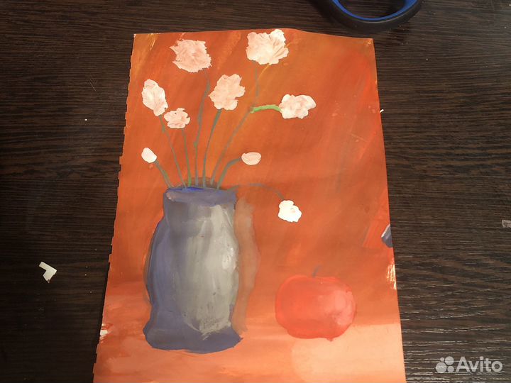 Детский Рисунок натюрморт