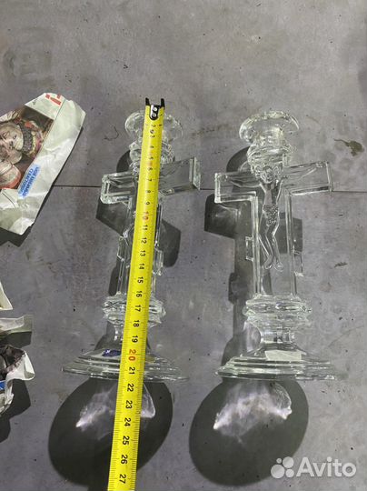 Хрустальные подсвечники