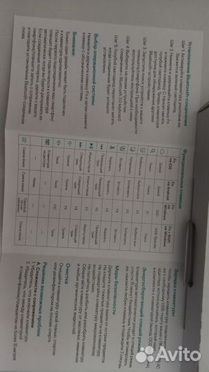 Беспроводная Bluetooth клавиатура новая