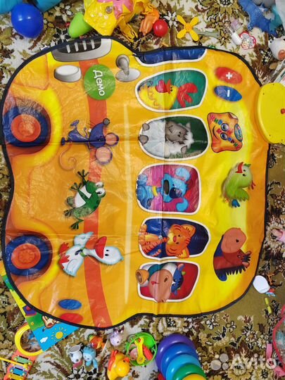 Развивающий коврик музыкальный