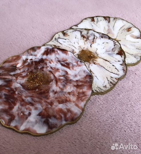 Подставки из эпоксидной смолы