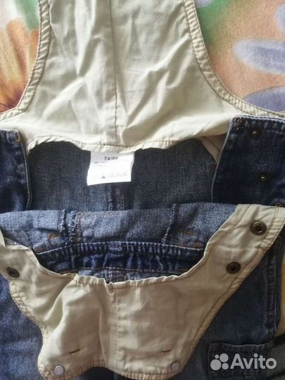 Джинсовый комбинезон на мальчика