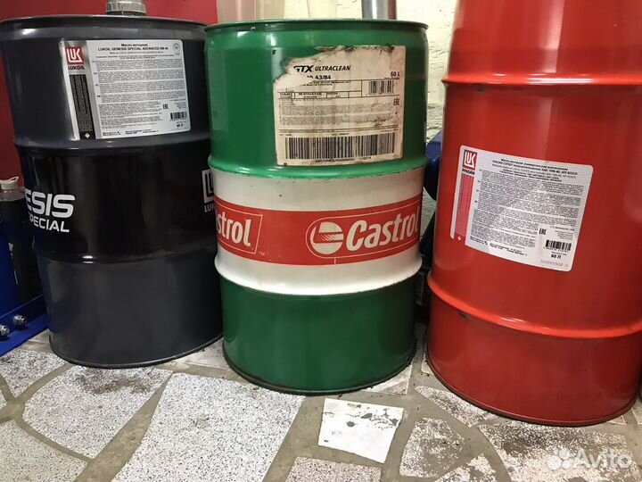 Бочки металлические 60л Отработка масла