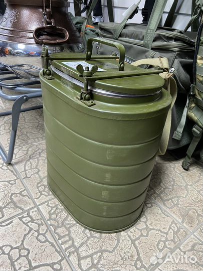 Термос полевой твн-12 12 л. (оригинал ссср)