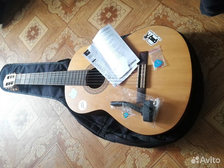 Гитара классическая yamaha c40+ чехол + аксессуары