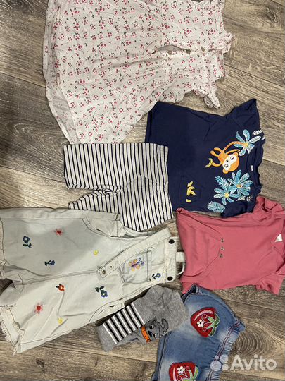 Вещи пакетом для девочки 86 размер