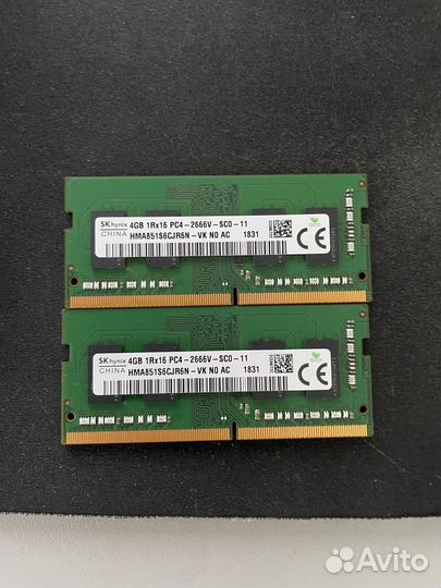 Оперативная память DDR4 SK Hynix 8Gb 2666
