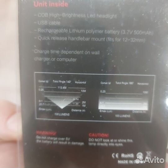 Фонарь для велосипеда задний