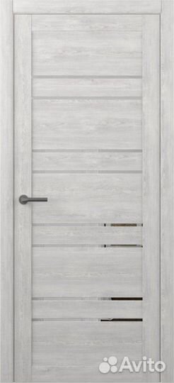 Межкомнатная дверь Дублин остеклённая дуб нордик 6