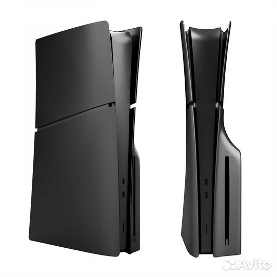 Боковые черные панели для PS5 Slim (Дисковая)