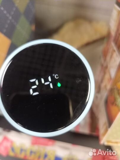 Термос с датчиком температуры