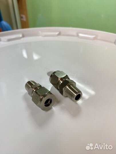 Кран игольчатый нерж вр 1/4 под трубку 10 мм