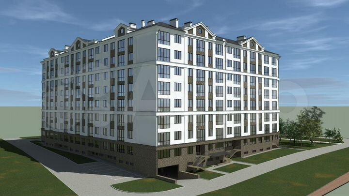 2-к. квартира, 72 м², 4/8 эт.