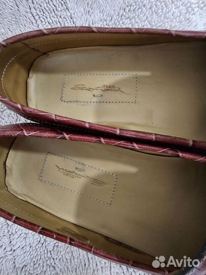 Мокасины Santoni. Италия. Оригинал