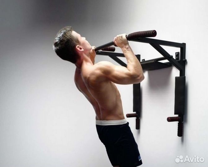 Турник усиленный настенный 3 в 1