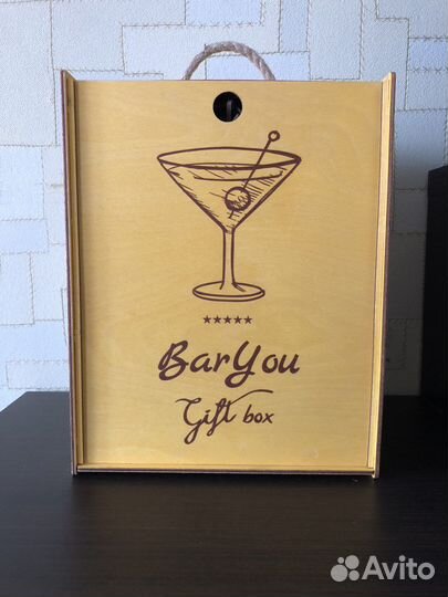 Подарочная коробка для бутылки, бакалов