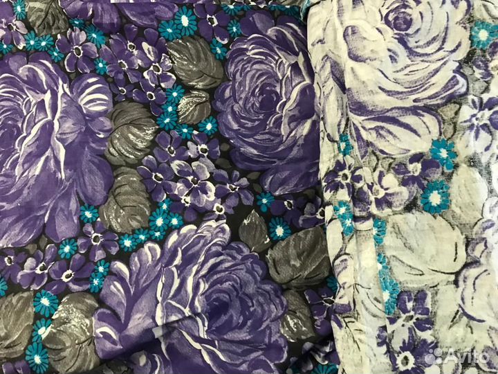 Отрез ткани ситец СССР