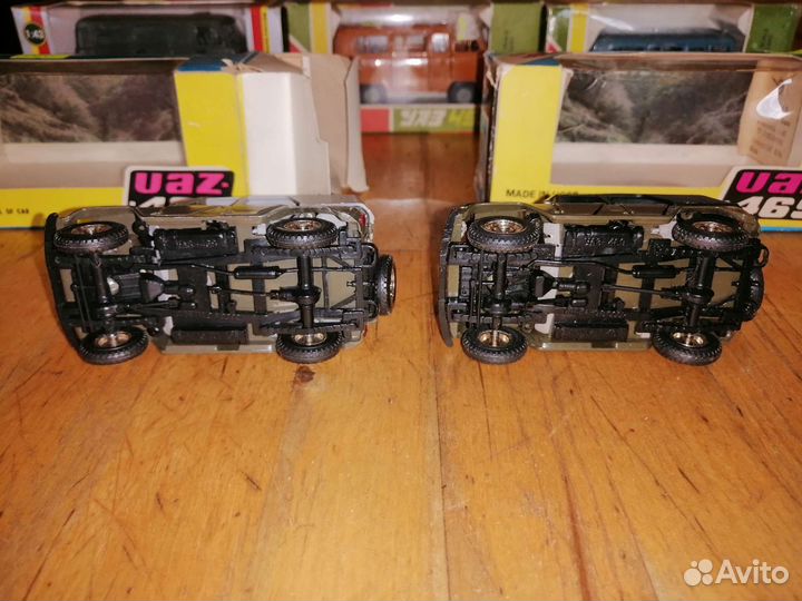 Модели СССР 1/43 УАЗ 469, 452, 3962