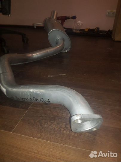 Глушитель Ссангйонг Кайрон новый задняя часть