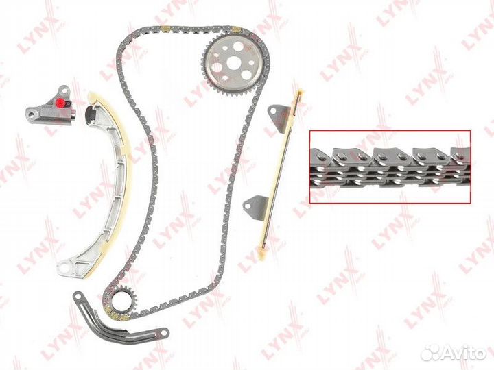 Комплект цепи грм lynxauto TK-0068