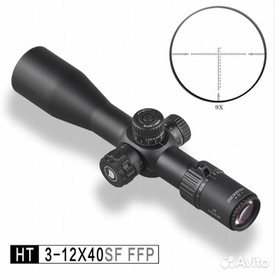 Оптический прицел discovery HT 3-12x40 FFP