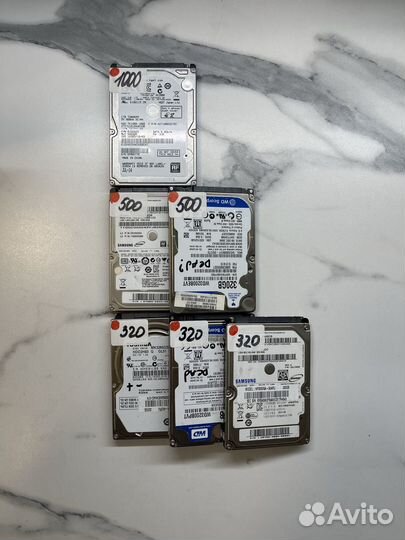 Жесткие диски для ноутбука, приставки