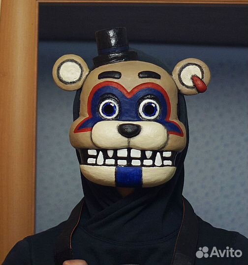 Маска Фредди Глэмрок fnaf Фнаф Пять Ночей у Фредди