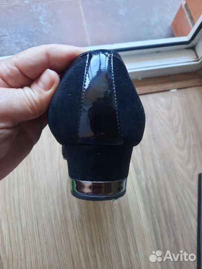 Туфли натуральная замша