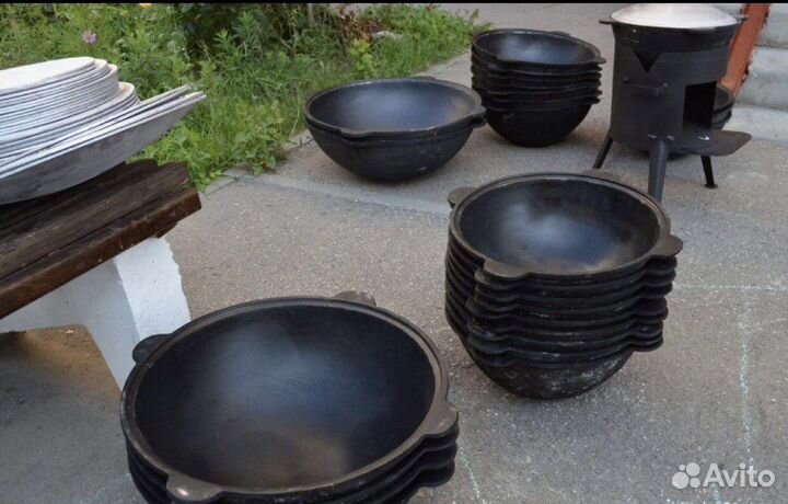 Казaн и печь