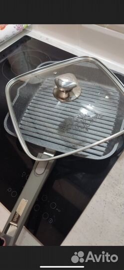 Сковорода Мечта, гриль Гранит, диаметр 28 см